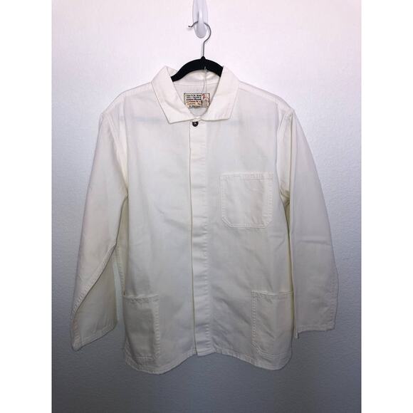 Free People v. Sandrine Rose White Utility Shirt Jacket - L - Picture 2 of 5